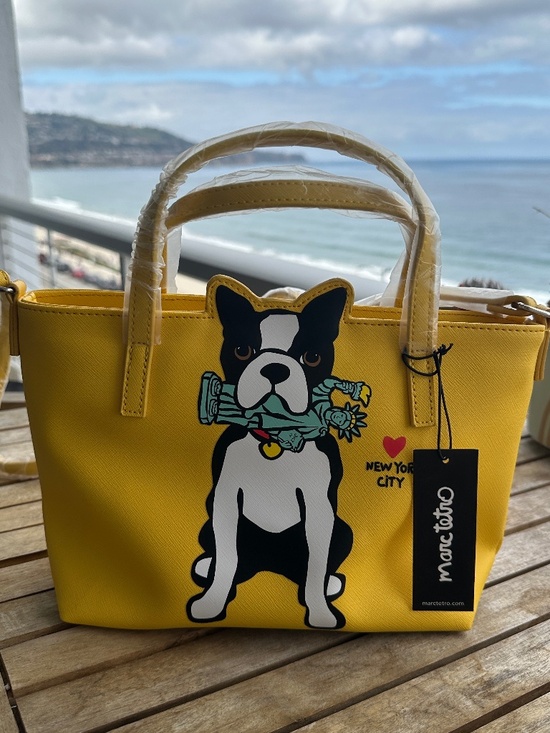 Marc Tetro Other - Marc Tetro Boston Terrier New York City Vinyl Purse